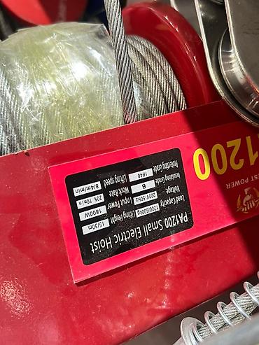 Тельферы: Электрическая таль (лебёдка) с тросом и пультом управления Описание — 15