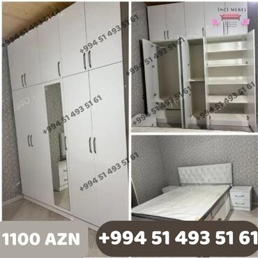 Yataq otağı dəstləri: 2 təknəfərlik çarpayı, Tumba, 2 tumba, Dolab, Azərbaycan, Yeni -da lalafo.az — 14 Yataq otağı dəstləri: 2 təknəfərlik çarpayı, Tumba, 2 tumba, Dolab, Azərbaycan, Yeni — 14