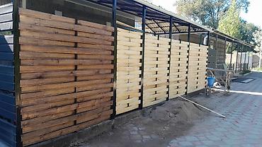 Деревянные заборы: Деревянный забор, Декоративный, Другое назначение, Покраска забора — 1