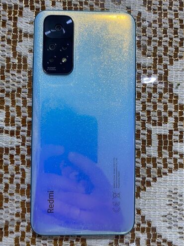 telefon hissələri: Xiaomi Redmi Note 11, 64 GB, rəng - Mavi