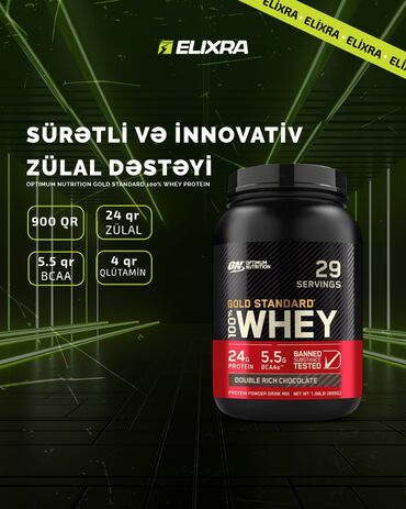 qizil onluq qiymeti 2022: Протеин Optimum Nutrition, Вес: 751 - 1000 г, Новый