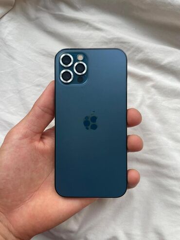 6 айфон: IPhone 12 Pro, Колдонулган, 128 ГБ, Көк, 80 %