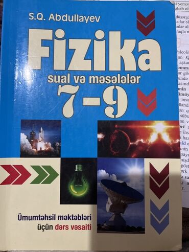 7 ci sinif fizika iş dəftəri pdf: Məhsul: “Fizika: sual və məsələlər 7–9” – S.Q. Abdullayev Təyinat