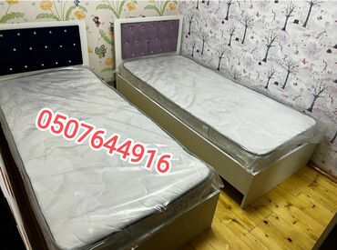 Çarpayılar: Yeni, Təknəfərlik çarpayı, Bazasız, Matras ilə, Siyirməsiz, Azərbaycan — 5