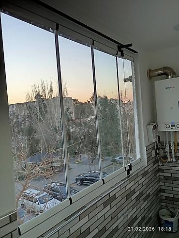 balkon penceresi: Alüminium və PVC şüşə konstruksiyaların hazırlanması və quraşdırılması — 5