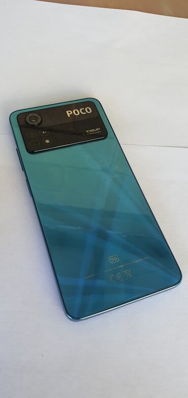 поко x4 pro 5g: Poco X4 Pro 5G, Колдонулган, 128 ГБ, түсү - Көгүлтүр, 2 SIM