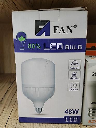 Лампочкалар: Лампа светодиодная FAN, 48W. - Тип: LED-лампа - Патрон: стандартная — 1