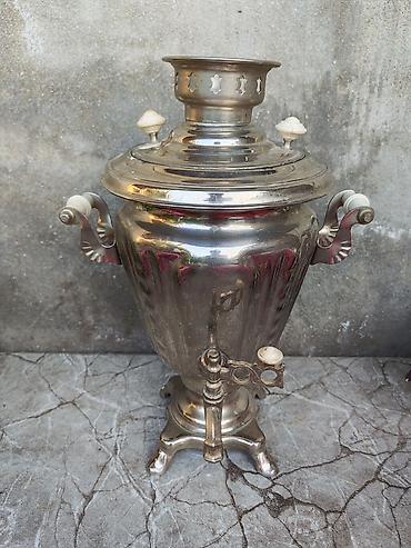 Metall samovar – klassik rus üslubunda Tok samavarı - Material lalafo.az -da Metall samovar – klassik rus üslubunda Tok samavarı - Material