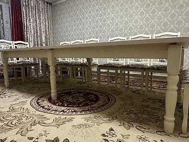 Столы и стулья для зала: Стол и стул для зала, Б/у, Платная доставка, Самовывоз, цвет - Бежевый — 9