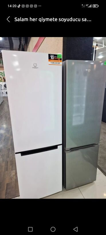 холодильник в баку: 2 двери Indesit Холодильник Продажа