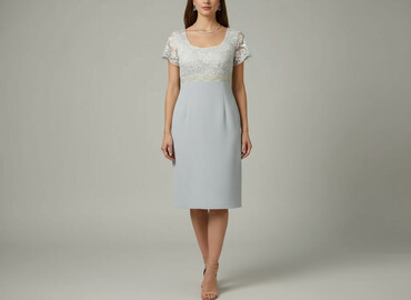 sukienki na wesele z rękawem 3 4: Sukienka damska, rozmiar L