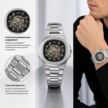 часы патек: Классические часы часы, Patek Philippe, Водонепроницаемые, Мужские, Новый — 3