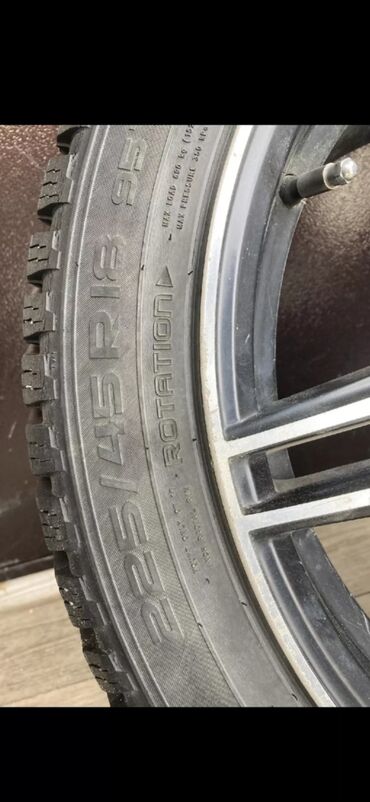 стартер хендай гетц: Колеса в сборе 145 / 45 / R 18, Зимняя шипованная, Б/у, Комплект, Легковые, Литые, отверстий - 5