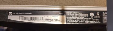Monitorlar: 4 ədəd fərqli monitor var! 1) HP 24f / 23.8-inch Display Giriş — 26