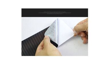 Tuning oprema: Stikeri za prag automobila - karbon BMW M. Set od 4 nalepnice za prag — 7