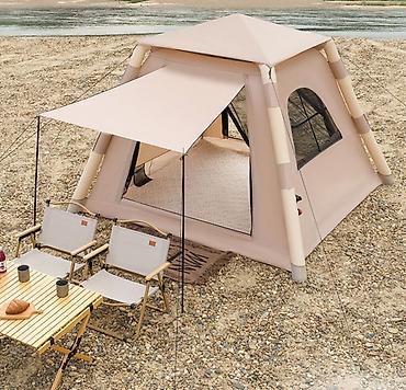 походный набор: Палатка надувная Inflatable Camping 220 х 220 х 170 см Планируете — 4