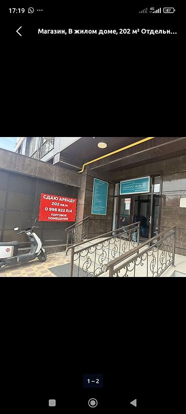 Магазиндин ичинен орун 20 кв. м берилет,аптекага,гул магазинге