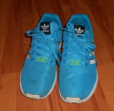 sportske sandale sa platformom: Adidas, 38.5, bоја - Svetloplava