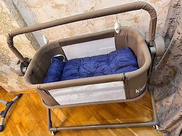 Mebel: Oğlan və qız üçün, İşlənmiş, Dördbucaq, Beşik, Dəstsiz, Matras ilə, Yellənmə mexanizmi ilə — 5
