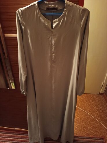 платья из штапеля фасоны: Күнүмдүк көйнөк, Made in KG, Жай, Узун модель, 7XL (EU 54)