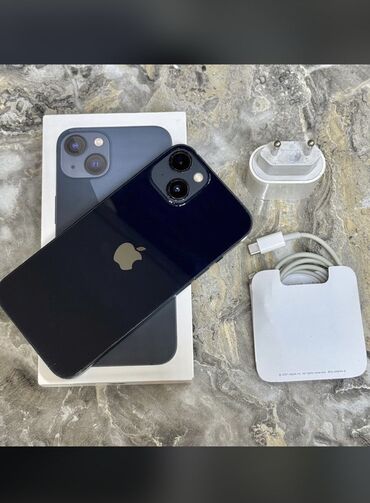 Apple iPhone: IPhone 13, 128 GB, Sierra Blue, Zəmanət, Barmaq izi, Simsiz şarj