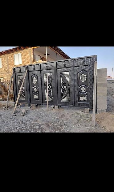 Распашные ворота: Стальные уличные ворота и калитки - Материал: сталь. - Тип — 6