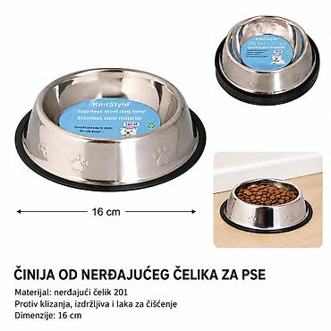 KMT posuda za pse od nerđajućeg čelika 2703200 - Brend: Kmt Style -