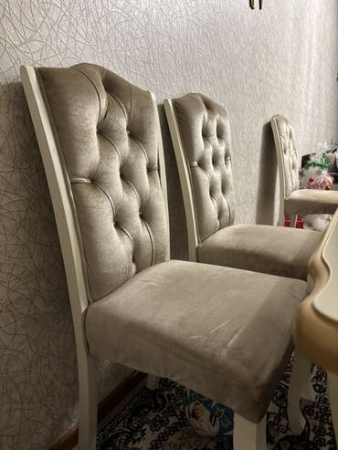 Masa və oturacaq dəstləri: Yemək otağı dəsti – masa və stullar - Klassik üslubda yemək masası — 5