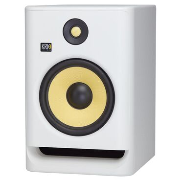 советский усилитель: Студийные мониторы KRK Rokit 8 G4, звуковая карта Focusrite Scarlett