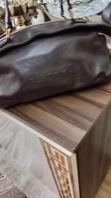 Çantalar: PANTOOR qadın çantası – tünd qəhvəyi rəng. yeni - Material: yumşaq — 3