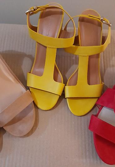 Босоножки, сандалии, шлепанцы: Босоножки, 38, Donna Moda, Новый, цвет - Бежевый, Самовывоз — 22