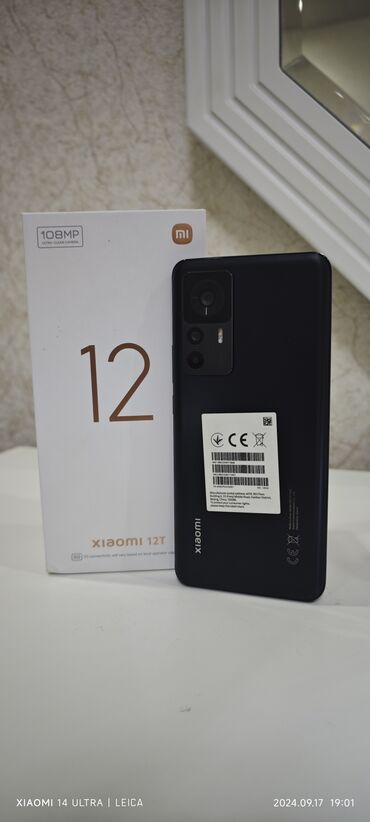 xiomi 10: Xiaomi 12T, 128 GB, rəng - Qara