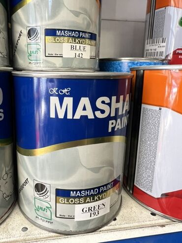 терма паста: Глянцевая алкидная эмаль Mashad Paint - Тип: Gloss Alkyd Paint