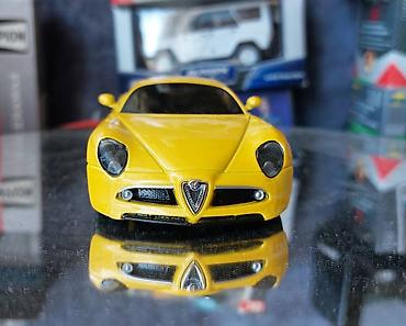 Avtomobil modelləri: Коллекционная модель ALFA ROMEO 8C Competizione Yellow 2007 Scale — 3