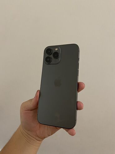 Apple iPhone: IPhone 13 Pro Max, Б/у, 128 ГБ, Черный, Зарядное устройство, 91 %
