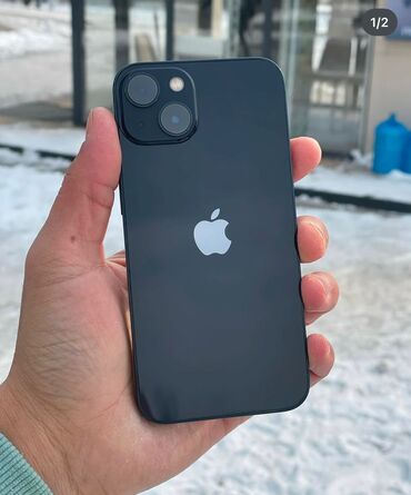 айфон 13 цена бишкек бу: IPhone 13, Колдонулган, 128 ГБ, Midnight, Коргоочу айнек, Куту, 81 %