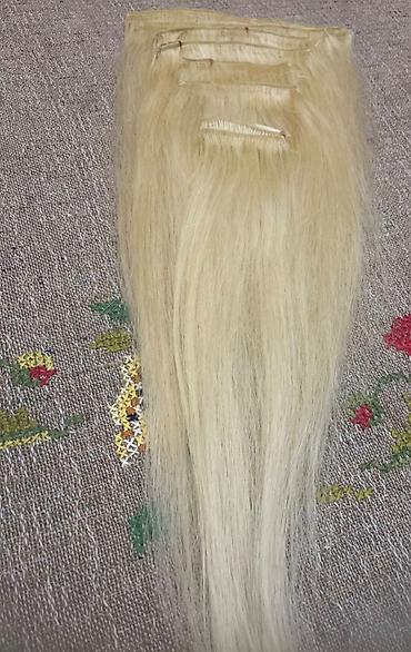 97 bele: Set klip-on ekstenzija za kosu – svetloplave/plavuše (blond) - Tip — 2