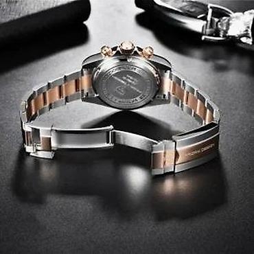 Ručni satovi: PAGANI DESIGN PD-1644 Sport - 40mm -Cokolada- Rolex Daytona Potpuno — 12