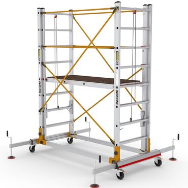 alet qutusu: Alüminium mobil skafold (iskele) sistemi - Material: yüngül və möhkəm