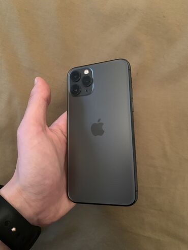 iphone 11 про бу: IPhone 11 Pro, Б/у, 64 ГБ, Space Gray, Чехол, 77 %