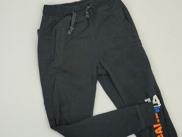 krótki kombinezon czarny: Sweatpants, 9 years, 128/134, condition - Fair