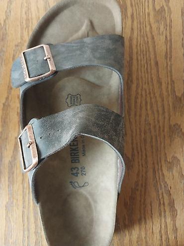 crocs 36: Мужские сандалии, 43, 44, Birkenstock, Новый, цвет - Коричневый — 2