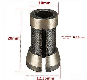 elektromotor 220v: STEZNA CAURA ZA FREZERE UNIVERZALNA PRIHVATI 6.35MM 6MM 8MM | Stezna — 4