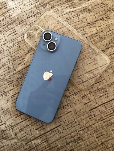 s21 telefon: IPhone 14, 128 GB, Mavi, Zəmanət, Simsiz şarj, Face ID