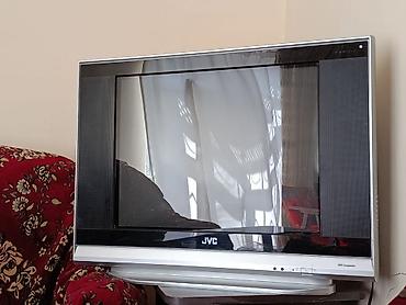 JVC kineskop televiziya - Marka/model: JVC (ön paneldə “JVC” və “DVD