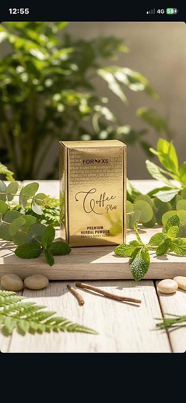 g plus coffee: FOR X5 Coffee Plus – Qarışıq Bitki Tozu, Premium Herbal Powder Məhsul — 4
