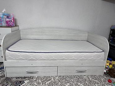 original nike: Детская односпальная кровать, Б/у, Для девочки, Для мальчика, С матрасом, ДСП, Самовывоз — 2
