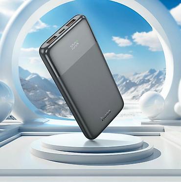 typ c: J121 Fast, портативный аккумулятор, 10000mAh, один Type-C вход, два — 6