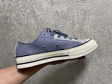 изи кроксы: Кроссовкалар, 37, Converse, Жаңы, түсү - Көгүлтүр, Өзү алып кетүү — 5