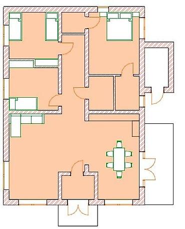 Продажа коттеджей и домов: Срочно продается дом в Рухий-Мурас-2. - 4 комнаты, +кухня с выходом — 5